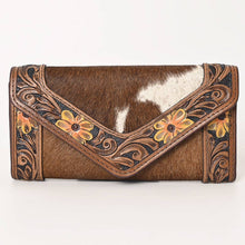 Load image into Gallery viewer, Sunflower Leather & Cowhide Wallet