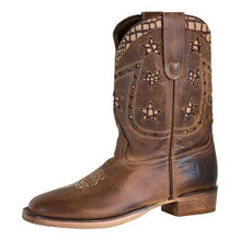 Load image into Gallery viewer, TuffRider Toddler's Rocky Mountain Star Snake Printed Square Toe Western Boots