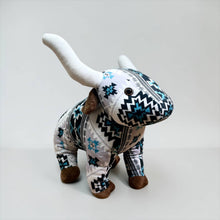 Load image into Gallery viewer, Turquoise Aztec Longhorn