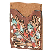 Load image into Gallery viewer, Card-Holder Genuine Leather Feather Card Holder
