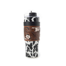 Load image into Gallery viewer, Wide Wyoming Tumbler In Black and White

