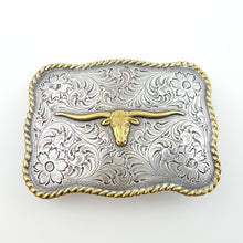 Load image into Gallery viewer, Western Longhorn Buckle
