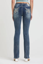 Load image into Gallery viewer, Steer Head Colorful Mid-Rise Boot Cut 32"
