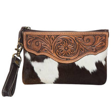 Load image into Gallery viewer, Tooling Leather Cowhide Clutch
