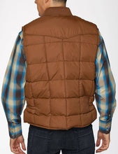 Load image into Gallery viewer, Men's Western Nylon Vest-Cognac
