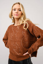 Load image into Gallery viewer, Western Boot Stitch Sweater
