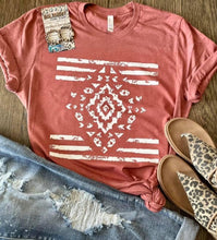 Load image into Gallery viewer, Aztec Tribal -Western Tee

