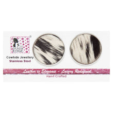 Load image into Gallery viewer, Cowhide Studs 20MM Stainless Steel
