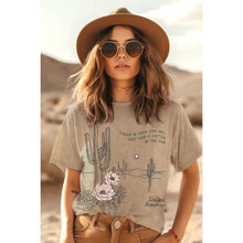 Load image into Gallery viewer, JUST LIKE A CACTUS MINERAL GRAPHIC TOP

