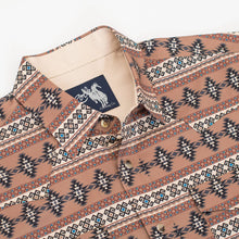 Load image into Gallery viewer, Men's Western Pearl Snap Aztec Print Shirt
