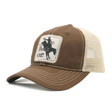Load image into Gallery viewer, Coffee "Buck Off" Trucker Cap
