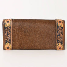 Load image into Gallery viewer, Sunflower Leather &amp; Cowhide Wallet
