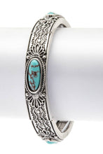 Load image into Gallery viewer, Turquoise Western Stretch Bracelet
